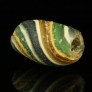 Ancient Roman mosaic glass ribbon bead 349MSAa